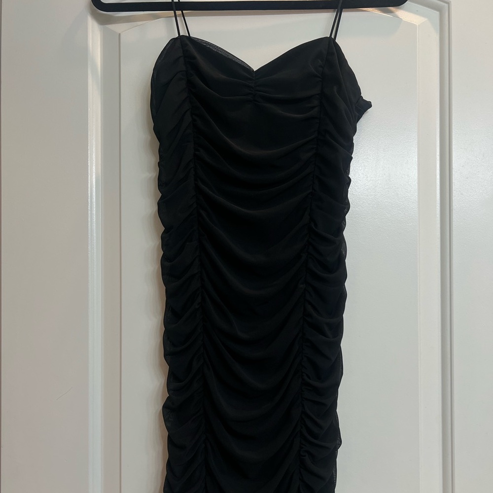 bodycon scrunched dress